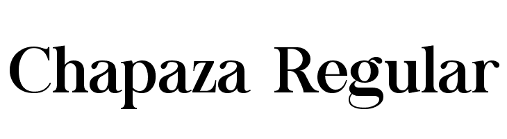 Chapaza Regular  Free Fonts Download