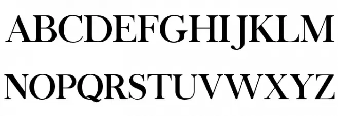 Chapaza Regular Schriftart Groß