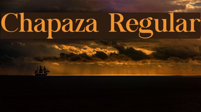 Chapaza Regular Font examples