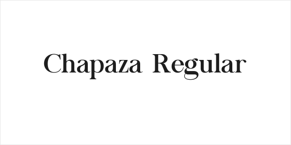 Chapaza Regular Logo