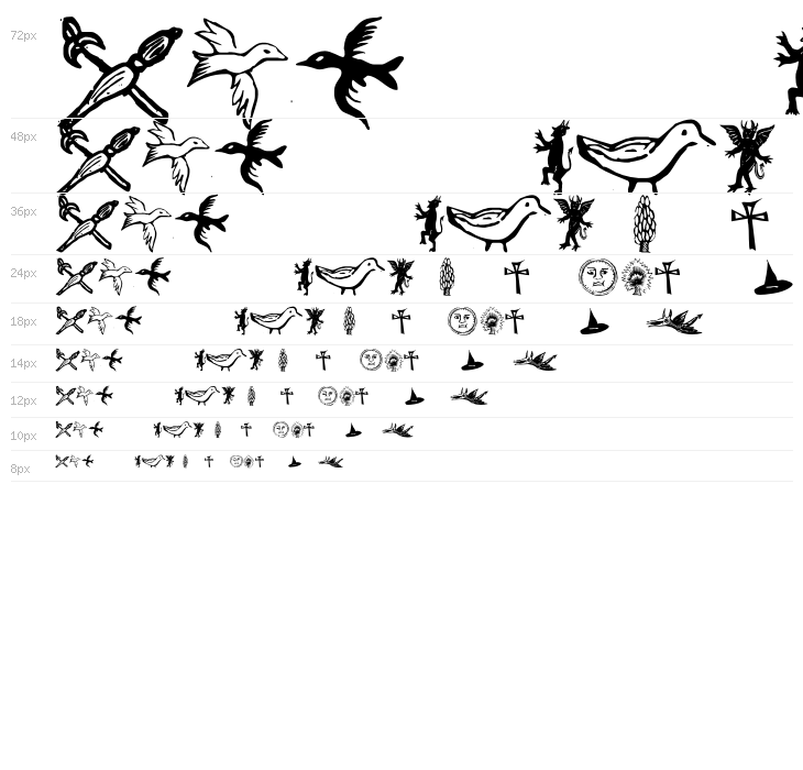 Chapbook-Dingbats Waterfall