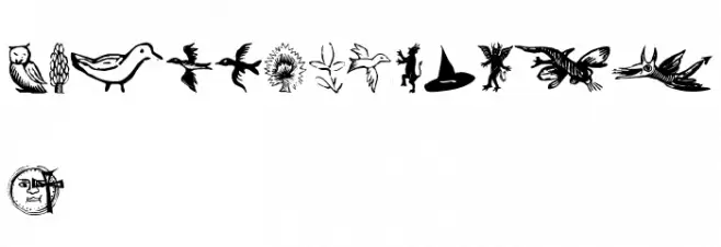Chapbook-Dingbats फ़ॉन्ट लोअरकेस