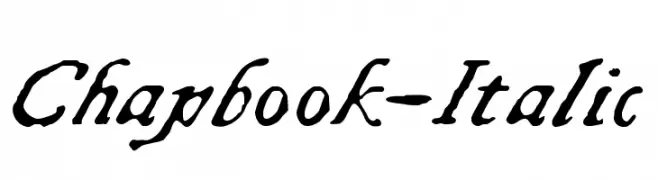 Chapbook-Italic  免费字体下载