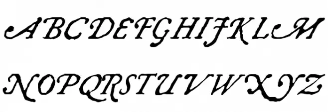 Chapbook-Italic Fuentes MAYÚSCULAS
