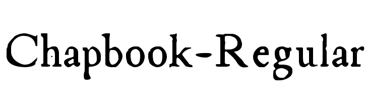 Chapbook-Regular  لخطوط تنزيل