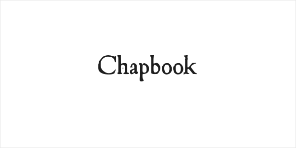 Chapbook Logo