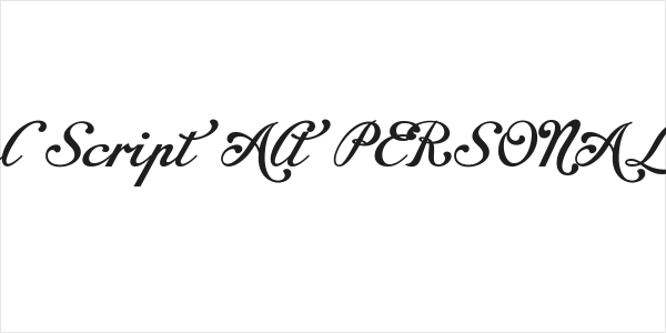 Chapel Script Alt PERSONAL USE Logo