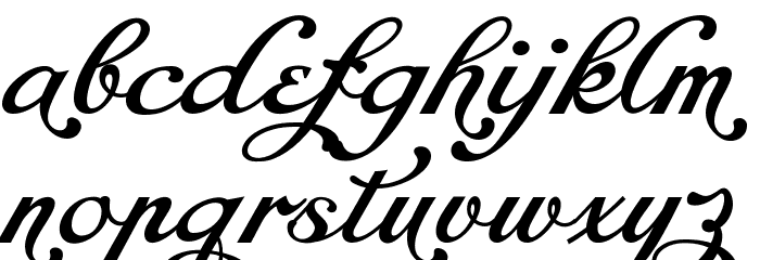Chapel Script Alt PERSONAL USE Font LOWERCASE