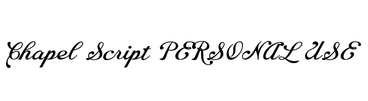 Chapel Script PERSONAL USE Fuentes