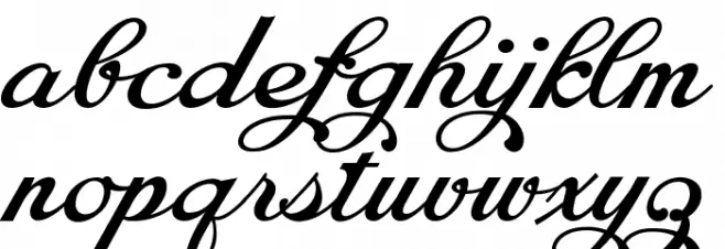 Chapel Script PERSONAL USE फ़ॉन्ट लोअरकेस