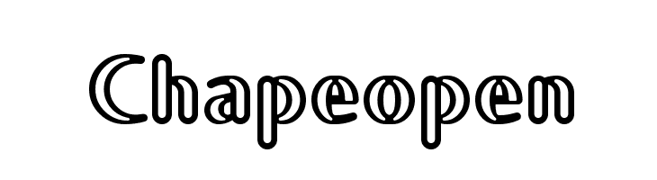 Chapeopen  免费字体下载
