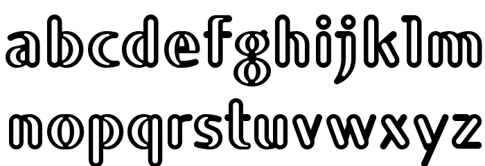 Chapeopen Font LOWERCASE