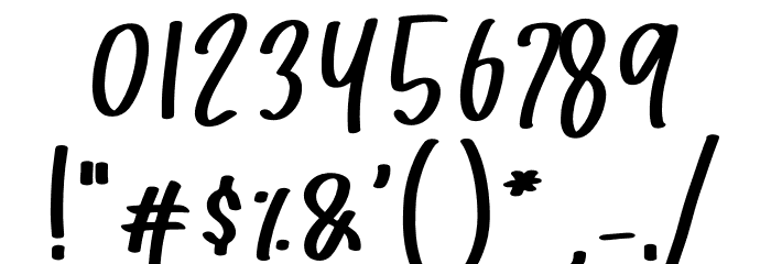 Chapillada Font OTHER CHARS