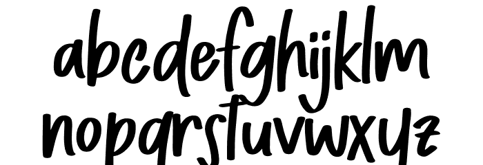 Chapillada Font LOWERCASE