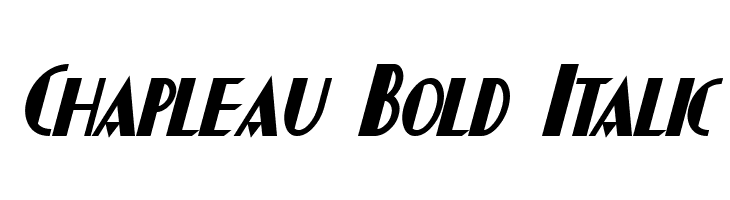 Chapleau Bold Italic  Free Fonts Download