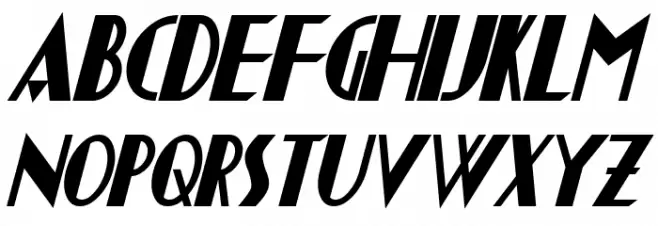 Chapleau Bold Italic 字体 大写