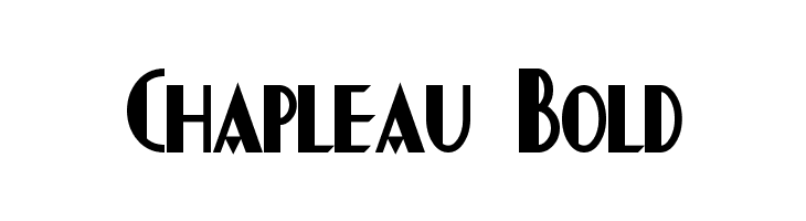 Chapleau Bold  font caratteri gratis
