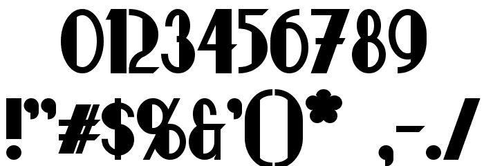 Chapleau Bold Font OTHER CHARS