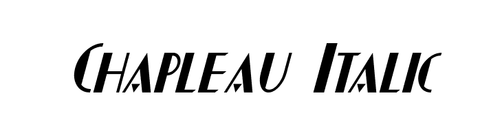 Chapleau Italic  नि: शुल्क फ़ॉन्ट्स डाउनलोड