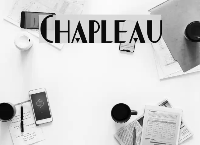 Chapleau Font examples