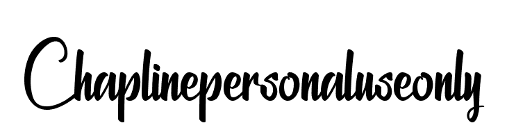 Chapline personal use only  नि: शुल्क फ़ॉन्ट्स डाउनलोड