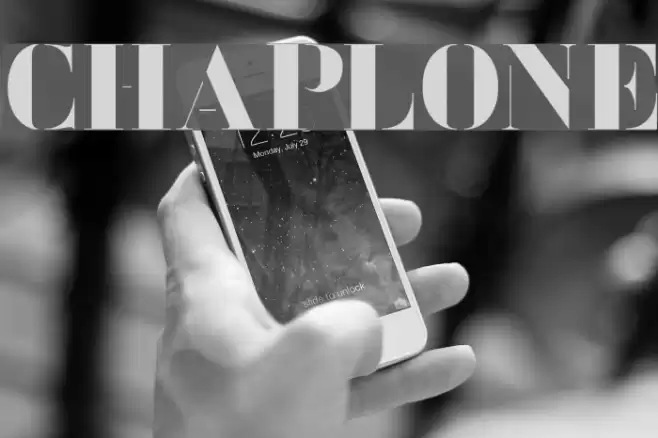 Chaplone Font examples