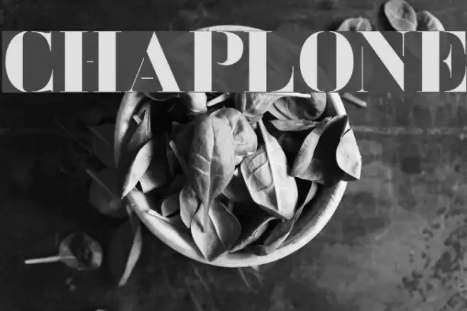Chaplone Font examples