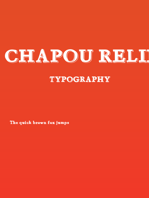 Chapou Relief Tryout Poster