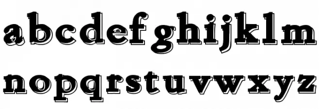 Chapou Relief Tryout Fonte MINÚSCULAS