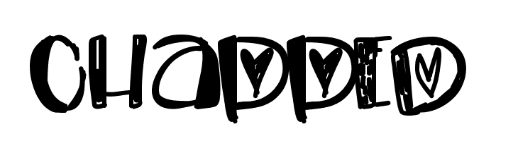 Chapped  Frei Schriftart Herunterladen