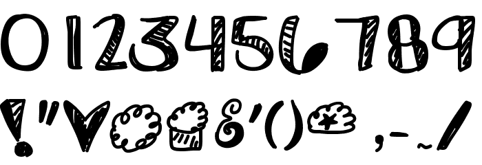 Chapped Font OTHER CHARS
