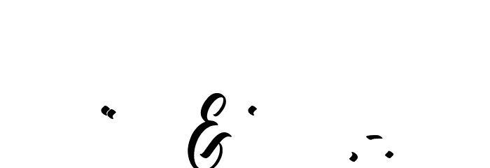 Chaprile Calligraphy Font OTHER CHARS