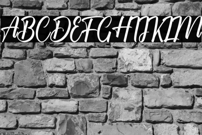 Chaprile Calligraphy Font examples