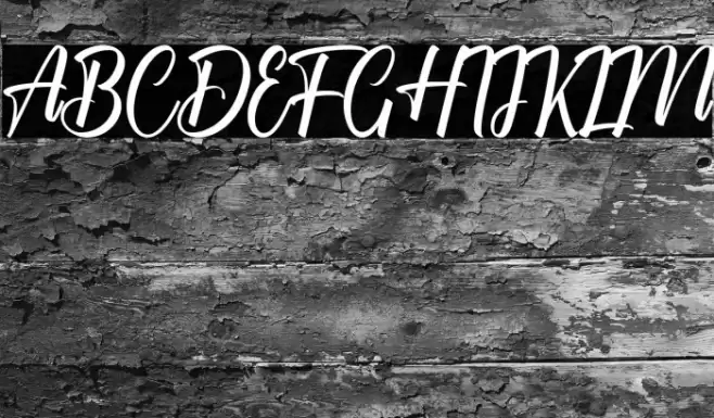 Chaprile Calligraphy Font examples