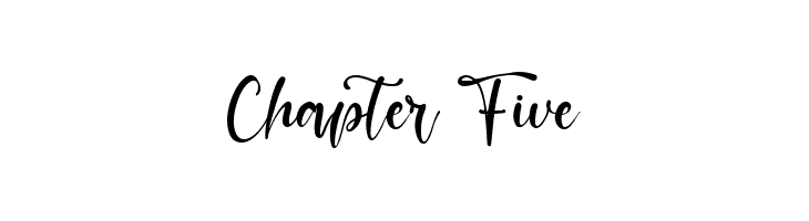 Chapter Five  免费字体下载