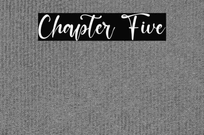 Chapter Five Font examples