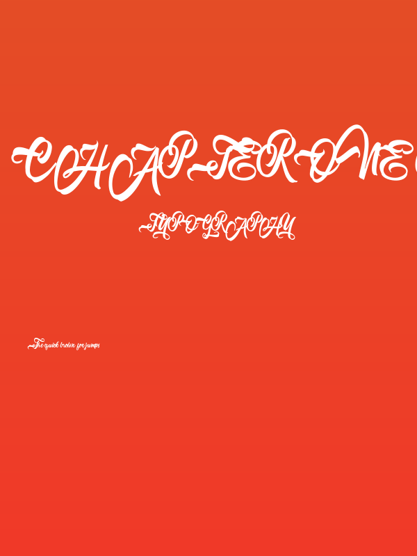 Chapter One Personal Use Regular Poster