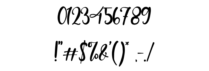 ChapterFive Font OTHER CHARS
