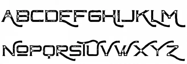 ChapterOne Vintage Free Шрифта ВЕРХНИЙ