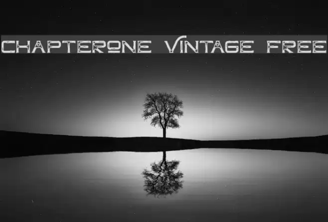 ChapterOne Vintage Free Font examples