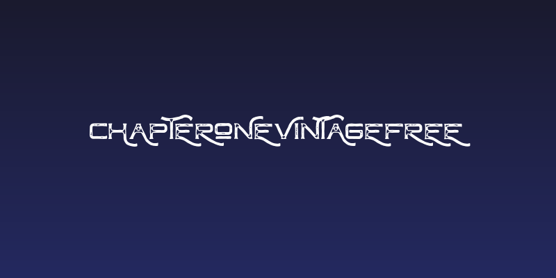 ChapterOneVintageFree Social Header