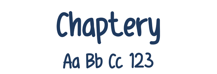 Chaptery Font Preview