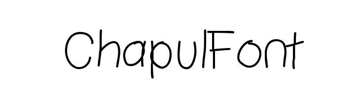 ChapulFont  Descarca Fonturi Gratis