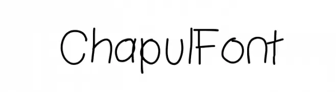 ChapulFont  تنزيل الخطوط