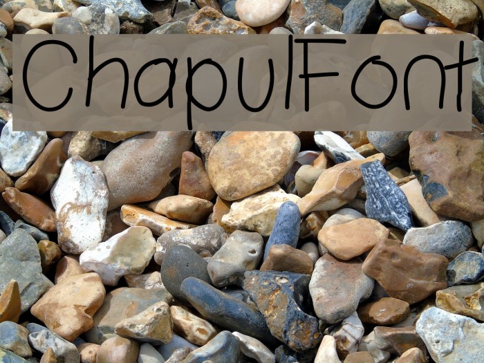ChapulFont Example 1