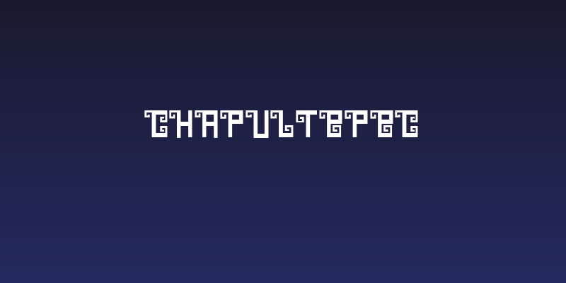 Chapultepec Social Header
