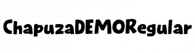 Chapuza DEMO Regular  Fuentes Gratis Descargar