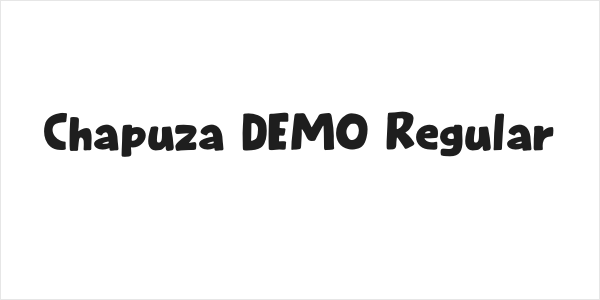 Chapuza DEMO Regular Logo