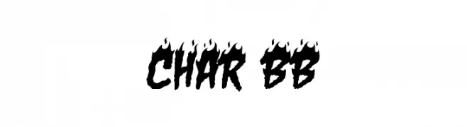 Char BB  フリーフォントのダウンロード