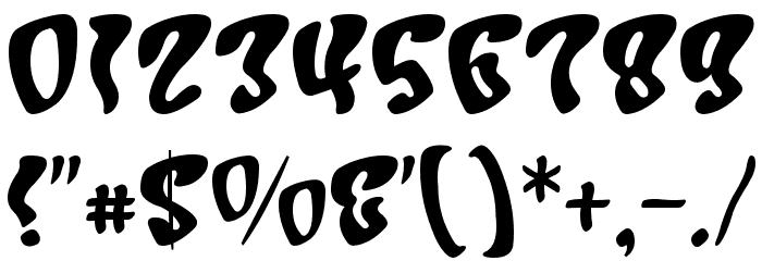 Character Bold Font OTHER CHARS